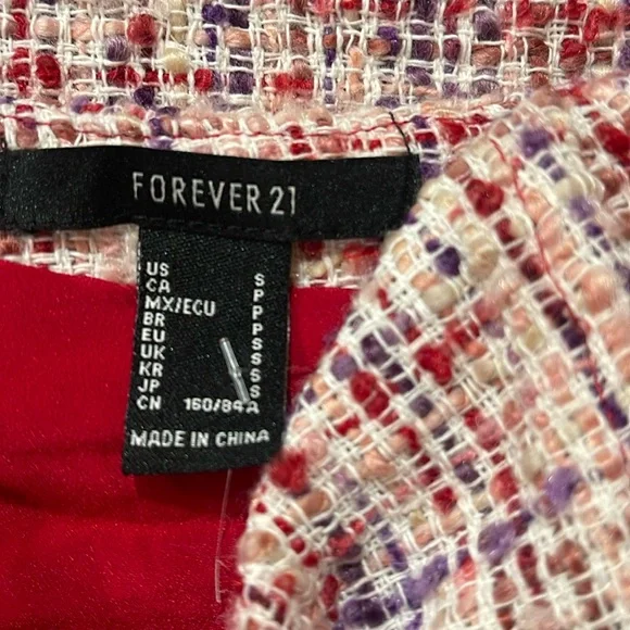 FOREVER 21 Tweed One Shoulder Mini Dress SZ Small
New With Tags - Picture 7 of 11